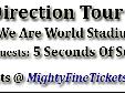One Direction Where We Are Tour 2014 Concert in Atlanta
1D Concert at the Georgia Dome on Wednesday, October 1, 2014
One Direction will arrive for a concert in Atlanta, Georgia on Wednesday, October 1, 2014. The One Direction concert in Atlanta is part of