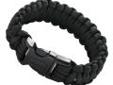 "
Columbia River 9300KL Onion Para-Saw Bracelet -Blk Paracord (L)
Having a length of cordage along on your next great outdoor excursion is never a bad idea... cleverly adding in a handy cable saw for the unexpected couldn't hurt either. Ken Onion applied