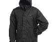Onyx Packable Nylon Rain JacketColor: BlackSize: LargeChest Size: 42" - 44"Waterproof, breathable, packable jacket offers full freedom of movement and comfort in all-weather conditionsAdjustable drawcord hood with visorFull length zipper with dual storm