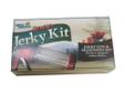 Jumbo Jerky Kit- Delicious jerky in as little as 4 hours using any Open Country dehydrator- Make perfectly shaped jerky using ground meat- Jerky gun attachments make jerky strips or sticksKit Includes:- Large jerky gun with stainless steel trigger and