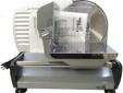 Try the Deli Food Slicer! Powerful 130 Watt motor, with an incredibly sharp, precision-engineered 7-1/2" undulated stainless steel blade. Enhanced stability with 4 suction cup feet. Convenient safety switch and hand guard ensure greater safety.