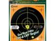 "
Caldwell 120556 Orange Peel 12"" Bulls-Eye 5 Sheets
12"" Bulls Eyes
Specifications:
- One 12"" round bullseye on each peel-and-stick dual-color flake-off sheet
- 5 Sheets "Price: $5.24
Source: