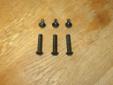 These are original authentic Schwinn black bracket spacer bolts / allen screws, in good condition. There are some scratches but everything is in good working order (threads, allen slots, etc.) The spacer bolts have internal threads and are approx. 1 3/4"