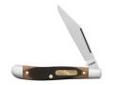 "
Schrade 12OTCP OT 2 3/4"" PAL Closed
Old Timer Knives have been genuine classics for years, often handed down from generation to generation. The single-blade pocket knife features a 2.3in. Stainless steel blade saw cut brown Delrin handle, brass liners,