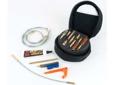 The Professional Pistol Cleaning System is specifically designed to clean pistols and sub guns from 9MM through .45 caliber. This kit includes three Memory-FlexÂ® cleaning rods, a .30 caliber slotted tip, a NATO adapter, heavy panoply patches, a t-handle