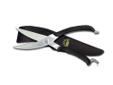 Outdoor Edge's heavy-duty Game Shears make easy work of field dressing birds, small game and fish. These shears feature full-tang 420 stainless steel construction, durable Bakelite handles, spring-action, serrated cutting edge and special bone breaking