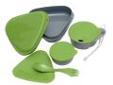 "
Light My Fire S-MK-BLISTER-T-GREEN Outdoor Meal Kit Green Apple
This kit is perfect for your backpack, boat, picnic basket, even your lunch box. The MealKit contains everything you need to prepare and eat a meal anywhere: plate, bowl, a Spill-free Cup