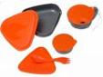 "
Light My Fire S-MK-BLISTER-T-ORANGE Outdoor Meal Kit Orange
This kit is perfect for your backpack, boat, picnic basket, even your lunch box. The MealKit contains everything you need to prepare and eat a meal anywhere: plate, bowl, a Spill-free Cup with
