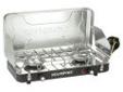 "
Stansport 212 Outfitter Ultra High Prop Stove
Outfitter Series Ultra High Output 50,000 B.T.U. Propane Stove
- Each oversized stainless steel burner produces 25,000 B.T.U.'s. (Fuel canister not included)
- Each burner has its own wind screen for maximum