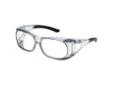 Elvex SG-37C OVR-Specs Shooting Glasses Clear Lens
Elvex OVR-Specs in Clear Lens
The OVR-Spec (SG-37) is a contemporary design with built in side windows and rubber temples. This model fits over medium sized prescription glasses measuring up to 5 3/4 inch
