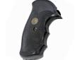 Pachmayr Gripper Handgun Grips - fits S&W K & L Frame Round Butt. Pachmayr Gripper Grips for revolvers are made from a specially formulated rubber compound optimized for control and recoil absorption. The finger groove style is popular for combat shooting