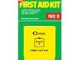 "
Coghlans 0002 Pack First Aid Kit II
Expandable, unbreakable, this basic and practical molded kit contains 37 items for the treatment of minor injuries.
Specifications:
- First Aid Guide,
- 10 Adhesive Bandages 3/8"" x 1 1/2"",
- Six Adhesive Bandages