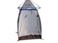 The Tepee, the camping industry's first fully equipped portable outhouse by PahaQue', provides a "common sense" evolution in campsite restroom and shower facilities. Featuring 67" vertical walls, floor measurements of 54" x 54", and a peak that reaches