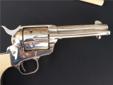 Manufacturer: Colt
Model: Single Action Army
Caliber: Other .44/.44-40
Barrel Length: 5 inch
Capacity: 6
Frame Finish: Silver Plated
Grips: Genuine Checkered Ivory
CONTACT..3127012814
