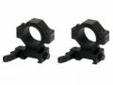 "
Konus Optical & Sports System 7221 Pair of locking rings;fits 30mm & 1"" scps
The usefulness of quick release rings is unparalleled and serious outdoors men have always appreciated them. They are truly universal since they can be adapted to either 30mm
