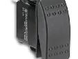 Rocker Switch (Waterproof Contura) Single or double pole, and maintaining or momentary configurations are available Sealed IP68 rated per IEC 529 Ignition protection construction meets requirements of UL 1500 and ISO 8846 Black textured actuators (Hard