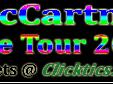Paul McCartney Concert Tickets For Atlanta, Georgia
Philips Arena in Atlanta, onÂ Wed, Oct 15 2014
Paul McCartney will arrive at Philips Arena for a concert in Atlanta, GA. Paul McCartney concert in Atlanta will be held on Wed, Oct 15 2014. The Paul