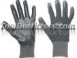 SAS Safety 640-1911 SAS640-1911 Paws Nitrile Coated Gloves -XXLarge
Features and Benefits:
Liquid dipped
100% Nitrile Palm Coat
15 gauge seamless nylon shell
Knit back helps keep hand cooler longer
Washable
Price: $3.08
Source: