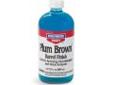 "
Birchwood Casey 14145 PB-QT PlumBrown BblFinish 32oz
Produces a rich, authentic, old-style brown finish for original or replica firearms. Plum Brown Barrel Finish is ideal for restoring antique guns, muzzleloaders and other metal antiques. A durable,