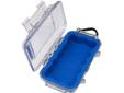 1015 Micro Case, Blue, with Clear Top- Great for rugged sports - not for swimming or submerging- Fits small portable electronics such as cameras and cell phones- Active sport carabiner secures 1015 to backpack or belt loop- Easy open latch- Rubber liner