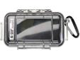 Pelican 1015 Micro Case 6.6"x3.9"x1.9" - Black/Clear. From small sensitive components and precision tools to portable MP3 players and smart phones. Protect your gear from the elements in a Micro Case.
Manufacturer: Pelican 1015 Micro Case 6.6"X3.9"X1.9" -