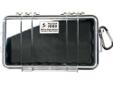 Pelican 1060 Micro Case 8.25"x4.25"x2.25" - Black/Clear. From small sensitive components and precision tools to portable MP3 players and smart phones. Protect your gear from the elements in a Micro Case.
Manufacturer: Pelican 1060 Micro Case