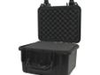 Protector 1300 Double Pistol Case Features:- Watertight, crushproof, and dust proof - Easy open Double Throw latches - Open cell core with solid wall design - strong, light weight - O-ring seal - Automatic Pressure Equalization Valve - Stainless steel