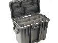 1430 Top Loader CaseCase Color: BlackInterior Dimensions: 13.56" x 5.76" x 11.70"Watertight, crushproof, and dust proofEasy open Double Throw latchesOpen cell core with solid wall design - strong, light weightO-ring sealAutomatic Pressure Equalization