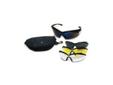Aearo / Peltor Arsenal Tac Shooting Glasses. Designed for use with hearing protection. Interchangeable Blue Mirror, Clear, Gray and Amber lenses. Storage case & lanyard. Meets Vo impact specifications. Anti-fog coating.
Manufacturer: Aearo Peltor
Model: