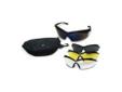 Aearo / Peltor Arsenal Tac Shooting Glasses. Designed for use with hearing protection. Interchangeable Blue Mirror, Clear, Gray and Amber lenses. Storage case & lanyard. Meets Vo impact specifications. Anti-fog coating.
Manufacturer: Aearo Peltor
Model: