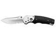 "
SOG Knives MB-02 Pendulum 1/2 Serrated
The Pendulum is not only interesting, it's functional. As you open the blade the bolster rotates out and then returns. To release Sog's famous Arc-Lock system, simply slide the bolster and unlock the blade. This