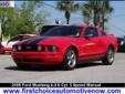 .
2006 Ford Mustang
$12900
Call (850) 232-7101
Auto Outlet of Pensacola
(850) 232-7101
810 Beverly Parkway,
Pensacola, FL 32505
Vehicle Price: 12900
Mileage: 84248
Engine: Gas V6 4.0L/244
Body Style: Coupe
Transmission: Manual
Exterior Color: Red