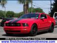 .
2006 Ford Mustang
$12900
Call (850) 232-7101
Auto Outlet of Pensacola
(850) 232-7101
810 Beverly Parkway,
Pensacola, FL 32505
Vehicle Price: 12900
Mileage: 98092
Engine: Gas V6 4.0L/244
Body Style: Coupe
Transmission: Manual
Exterior Color: Red