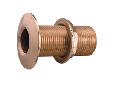 Perko 1-1/2" Thru-Hull Fitting w/ Pipe Thread BronzeFlange is machined to fit hull and grooved to retain bedding compound. Neck is threaded to approximately 3/8 inch from flange.Cast bronze.Technical Information:Pipe Size Inches: 1-1/2Mouting Hole Diamete