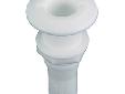 Perko 1/2" Thru-Hull Fitting f/ Hose PlasticMolded White PlasticBroad FlangeTechnical Information:Hose Size Inches: 1/2Mounting Hole Diameter Inches: 13/16Maximum Hull Thickness Inches: 1-1/4O.D. Flange Inches: 1-1/2Model Number: 0328DP4Ship Weight: