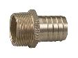 Perko 1" Pipe to Hose Adapter Straight BronzeCast bronzeCast hex for easier installationPrecision machined hose barbTechnical Information:Pipe Size Inches: 1Hose Size Inches: 1Length Overall Inches: 1-3/4Model Number: 0076DP6PLBShip Weight: 1.9/7.9