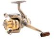With a lightweight graphite body and rotor and six stainless steel ball bearings, the GX-7 blends strength and smoothness. An instant anti-reverse, one-way clutch bearing gives you instant hooksets. Every reel has a Sure-Click BailÂ®, a smooth front drag