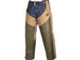 "
Browning 3001163203 Pheasants Forever Chaps Upland Field Tan, Regular
The Pheasants Forever Chaps are made from 12 oz., 100% cotton canvas with a briar-resistant overlay and double size adjustment loops with hook and loop closure. The feature snap side