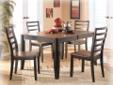 Contact the seller
Signature Design By Ashley Alonzo D367-01, With the warm finishes and comfortable contemporary design, the subtle beauty of the " Contemporary Two-Tone Brown" dining room collection features furniture that is sure to enhance the decor