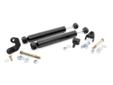 Running larger tires? Reclaim your ride quality with the new Rough Country "High Clearance Dual Stabilizer Kit". Stabilizers that hang below the axle are vulnerable in most off-roading adventures, however, this high-clearance kit from Rough Country mounts