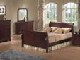 8 Piece Cherry Sleigh Bedroom Set - $787 Brand New 8 Piece Cherry Sleigh Bed set for Sale.
Set includes Sleigh Bed (Headboard, Footboard, and Rails), Dresser, Mirror, Chest, Nightstand, & Queen Mattress / Foundation. Set available in Queen or King Size.