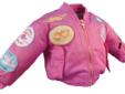 Pink Bomber Jacket
Location: CA
Go to www.aviationgiftsbyruth.com to order this adorable jacket. Bomber Jackets with patches available in sizes 2T, 3T, 4T, 4/5, 6, 7, 8, 10/12, 14/16. 
Information
Contact Information
Ruth
ruth@aviationgiftsbyruth.com