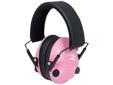 Electronic sound amplification earmuff with 2 independent high frequency directional microphones. Automatically compresses harmful impulse to a safer range below 85dB without clipping or cutting. Padded CoolMaxÂ® headband moves moisture away while
