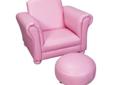 Pink Gift Mark Kid's Ottoman Best Deals !
Pink Gift Mark Kid's Ottoman
Â Best Deals !
Product Details :
The Giftmark Upholstered Kid's Chair with Ottoman offers supreme style and comfort. The chair is thickly padded and upholstered in an easy to clean