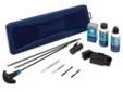 "
Gunslick 62016 Pistol Cleaning Kit .38-.357/9mm
Pistol Cleaning Kit
Specifications:
- For .38-.357 Cal/9MM
- 2.25oz. Ultra-Lube
- 2oz. Ultra-Klenz
- Blackened steel rod with ""soft grip"" handle
- Muzzle guard, phosophor brushes
- Wool mops
- Cotton