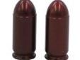 "
A-Zoom 15153 Pistol Metal Snap Caps 32 Automatic, (Per 5)
A-Zoom Practice Ammo Rounds are much more than conventional snap-caps.
A-Zoom metal snap-caps are precision CNC machined from solid aluminum to exact size, then hard anodized. This hard anodized