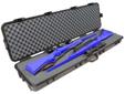 Plano's largest case in the All Weather series, the AW double scoped rifle/shotgun case with wheels is a work horse case of epic proportions, boasting a continuous Dri-LocÂ® seal, purge relieve valve, dual stage lockable latches and so much more.Features:-