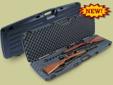 With a rugged look and solid protection, this case holds two rifles with high-mount 50mm scopes or two shotguns with accessories. SE Series cases feature contoured recessed latches, padlock tabs for added security and strong, rigid ribbed construction.
