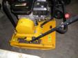 PLATE COMPACTOR - $800 180 lb. plate compactor, multi direction folding wheels, folding handle 5.5 hp -EASY TO TRANSPORT-- . If interested call Hank @ 909-851-5596. Also like us ON our face book and see what new tools we have