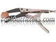 "
Steck Manufacturing 23230 STC23230 Plugweld Pliers
Features and Benefits:
Copper alloy backing plate prevents burn thru (weld will not stick to the copper alloy)
Plug weld pliers allow you to turn up your heat for better penetration without burn thru,